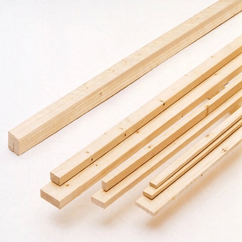 Listello grezzo legno abete - abete, mm