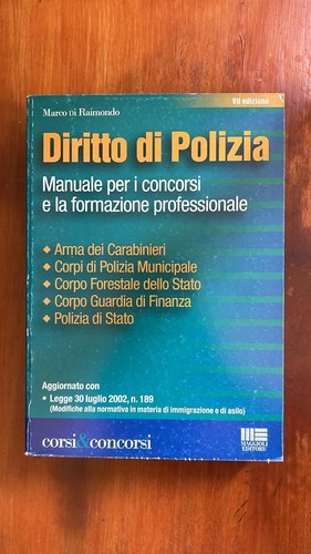 Diritto polizia manuale - diritto, di