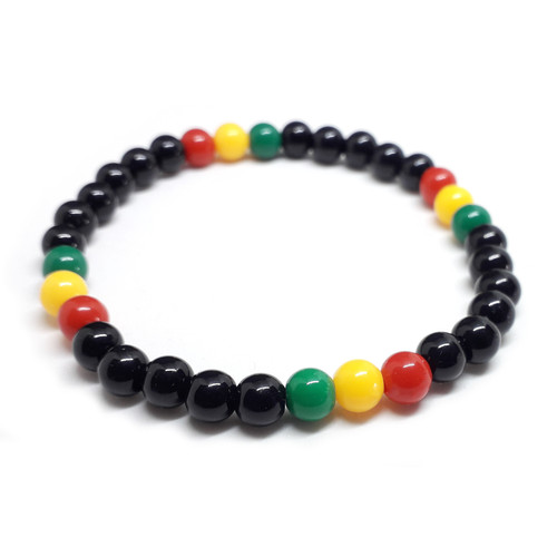 Bracciale rasta rosso giallo - rasta,