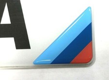 2 adesivi targa angolare stile