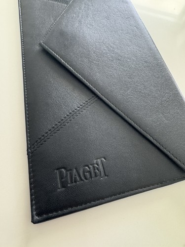 Busta piaget pelle blu - in,