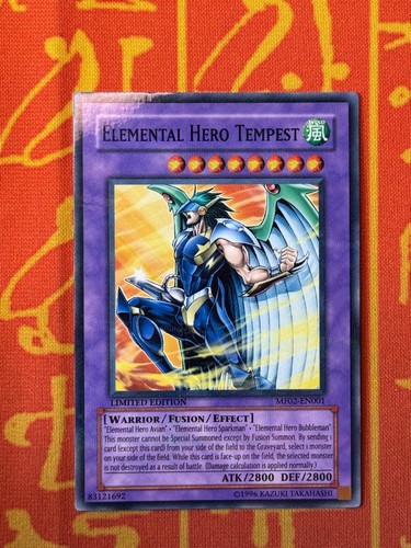 Yugioh elemental hero tempest - yugioh,