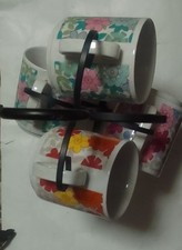 Porta Tazze Con 4 Tazze Bavaria