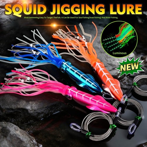 Glow dark per - dark, esca