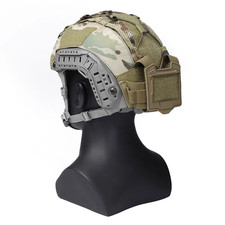 Copricasco tattico Emerson per casco VELOCE NVG marsupio batteria taglio laser mimetico