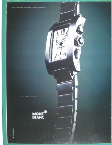 Stampa pubblicità montblanc - stampa,