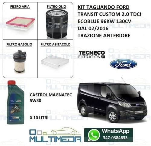 Kit tagliando filtri olio - kit,