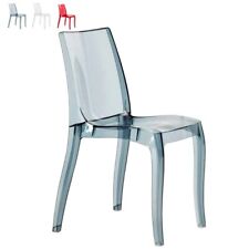 Sedie in Policarbonato Impilabili Grand Soleil Cristal Light Up On Trasparenti