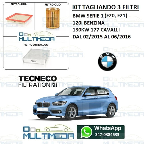 Tagliando filtri tecneco bmw - tagliando,