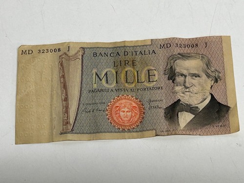 1.000 lire mille lire 1000