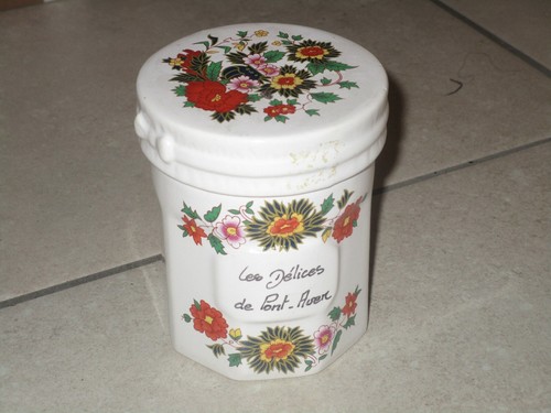 Antico barattolo ceramica - barattolo,