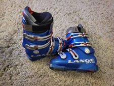 Lange Comp 80 Jr. Blue Downhill Alpine Ski Boots Size 5.5