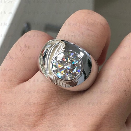 Fede nuziale uomo moissanite - nuziale,