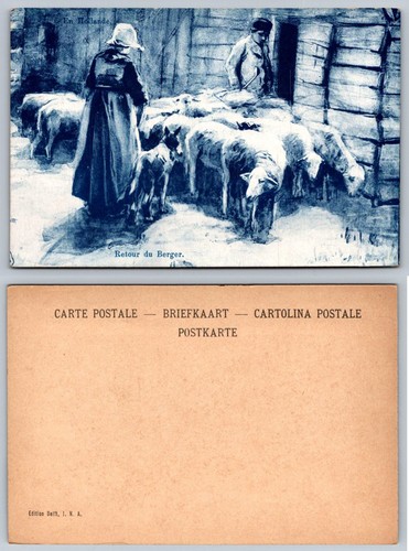 Cartolina epoca olanda - cartolina,