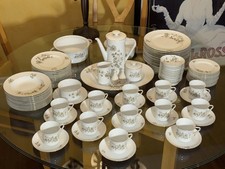 Servizio Vintage Haviland Bavaria Germania ~ Rosa Crepuscolare ~ 92 Pezzi per 12 SPLENDIDO!