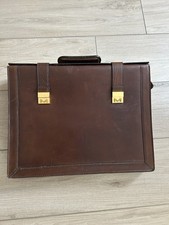 Valigetta Vintage In Pelle Portadocumenti Moreschi Made In Italy