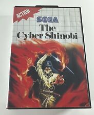 THE CYBER SHINOBI SEGA MASTER SYSTEM PAL COMPLETO