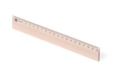Wooden ruler footprint, mm