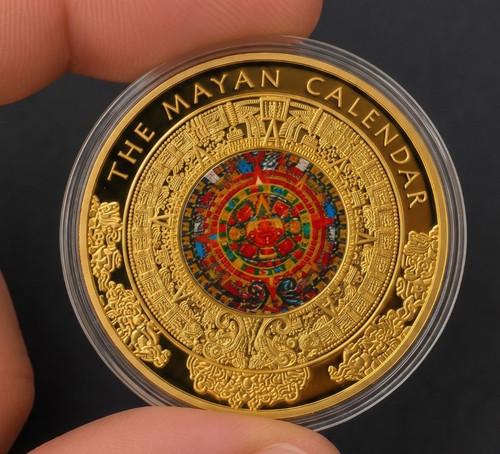 Medaglia calendario maya - medaglia,