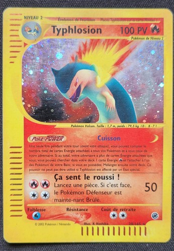 Carte pokémon typhlosion holo - pokémon,