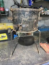 Fornacella Brace In Ferro Battuto Molto Vecchio