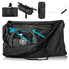 Borsa da Viaggio per Bici,Resistente 840D Trasporto Borsa da Trasporto Portabici con Stro...