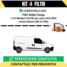 Kit 4 Filtri Tagliando per
