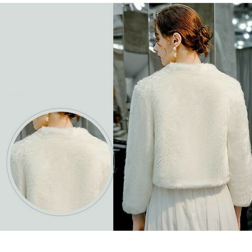 Donna sposa pelliccia finta - donna,