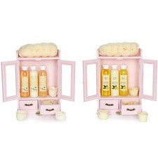 BRUBAKER Armadio Legno Rosa