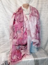 Sciarpa foulard rosa rosa