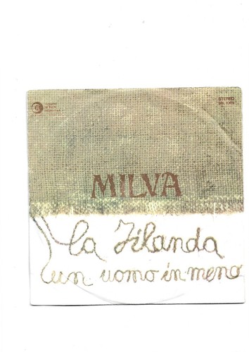Milva disco giri la - disco, "