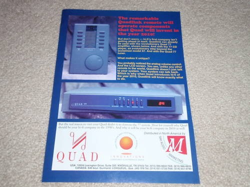 Quad preamp - quad, 77