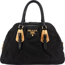 Borsa a mano Prada tessuto