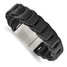Bracciale acciaio inox - in,
