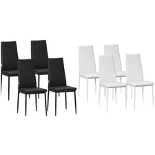 HOMCOM Set di 4 Sedie da