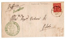 Edolo , 1885 , piego con testo