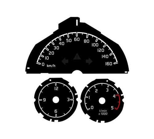Disco tachimetro 160 - km/h, +