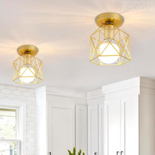 2 Pezzi Plafoniere E27 Vintage