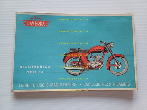 Laverda 200 1961 manuale uso - , +
