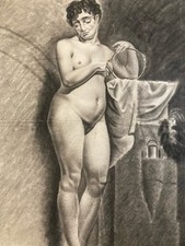 Bella Disegno Carboncino Donna