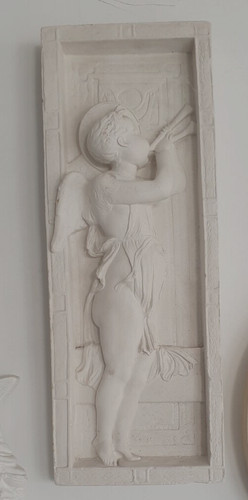 Bassorilievo quadro putto - bassorilievo,