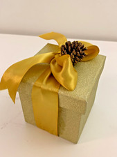 Small Golden Christmas Gift
