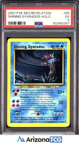 Pokemon 2001 shining gyarados - pokemon,