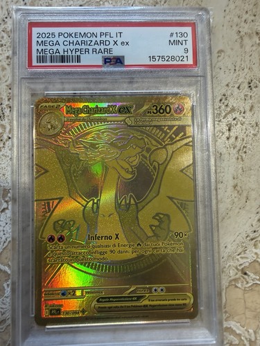 Mega charizard 130 psa 9 - charizard, 130/94
