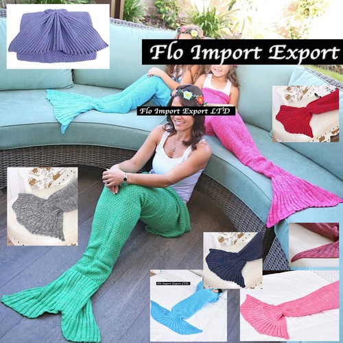 Coperta coda sirena maglia - coperta, a
