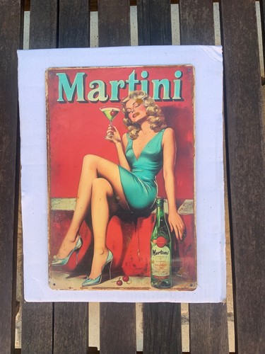 Insegna metallo martini - insegna,