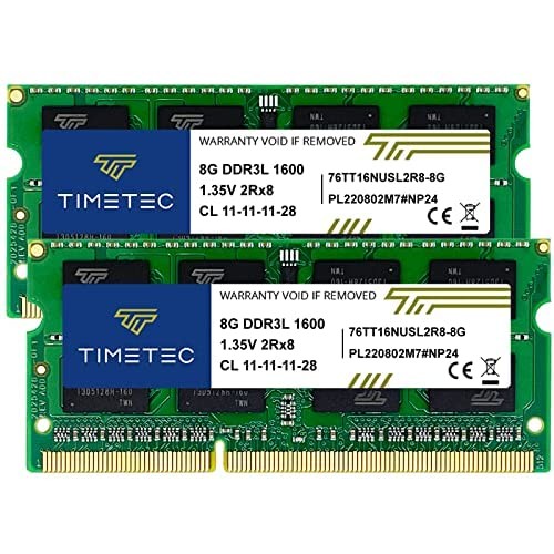 Timetec 16gb kit ddr3l - 16gb, kit(2x8gb)
