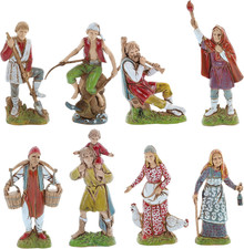 Set 8 Pastori H 9 Cm per