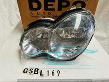 Faro anteriore proiettore sx Mercedes Classe C W203 Depo