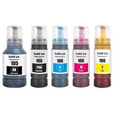 5 bottiglie di inchiostro